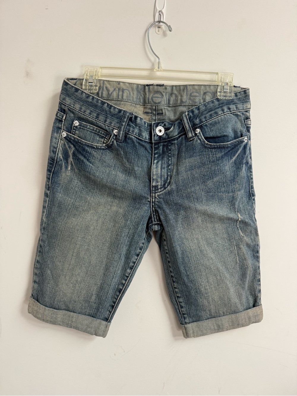 Calvin Klein Jeans light blue denim shorts